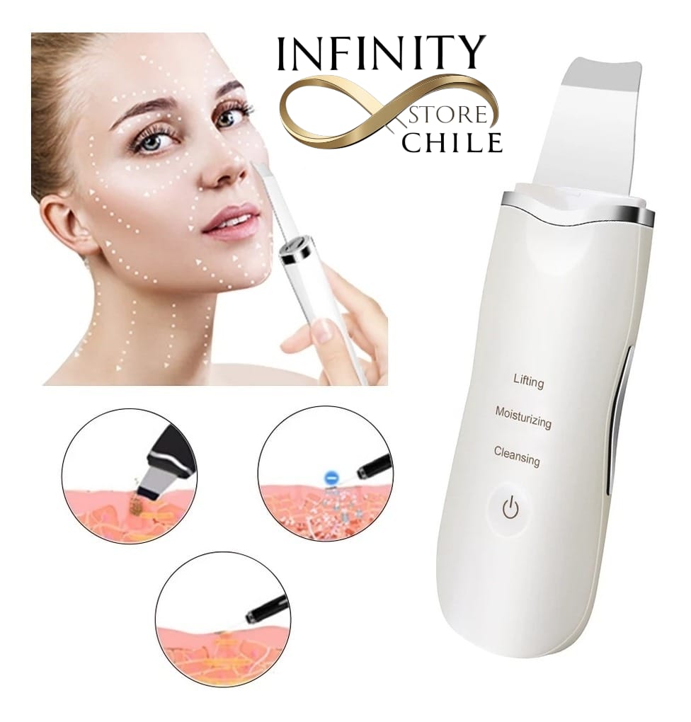 LumiClean™ - Paleta Limpiador Ultrasónico Facial