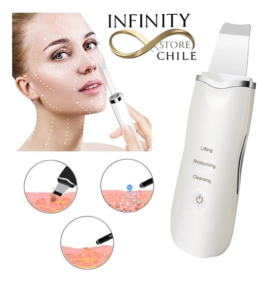 LumiClean™ - Paleta Limpiador Ultrasónico Facial